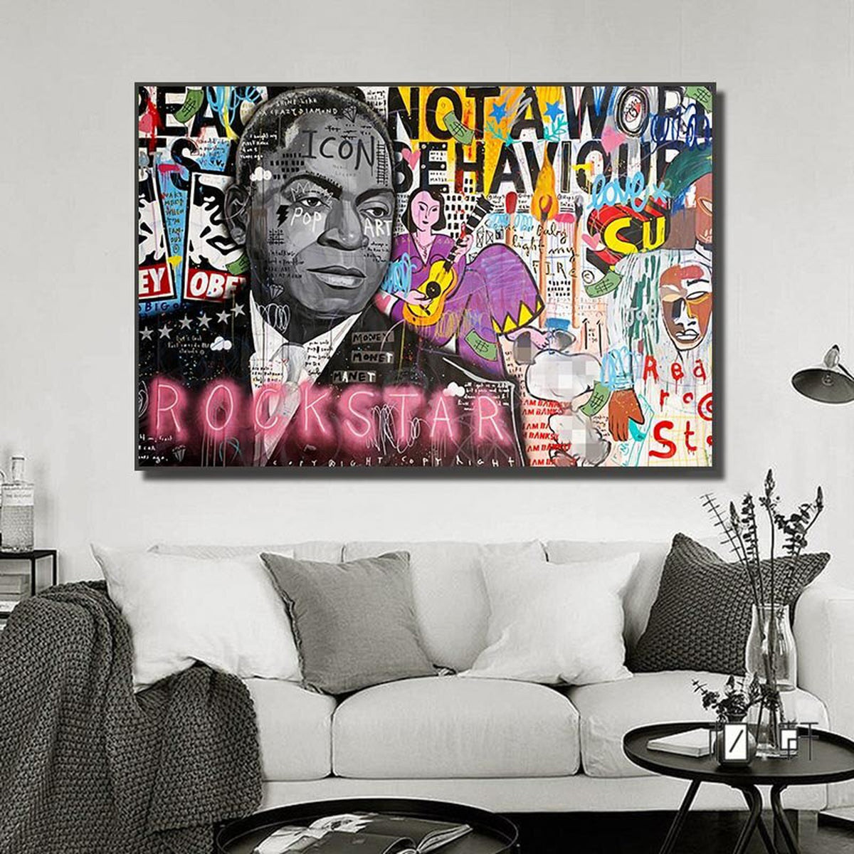 Peace is not a Word its a Behaviour Canvas Wall Art