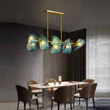 Peacock Blue Glass Chandelier: Stunning Lighting Fixtures-ChandeliersDecor