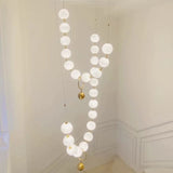 Pearl Globe Chandelier: Exquisite Lighting Fixture-ChandeliersDecor