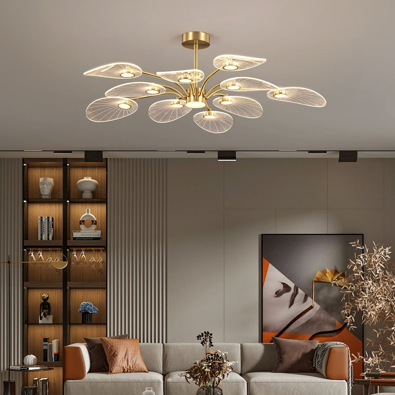 Petals Chandelier: Illuminate Your Space with Grace-ChandeliersDecor