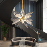 Petals Nest Crystal Chandelier: Stunning Home Lighting-ChandeliersDecor