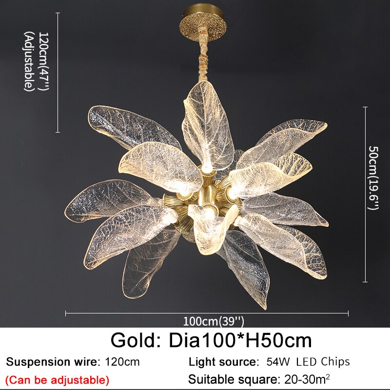 Petals Nest Crystal Chandelier: Stunning Home Lighting-ChandeliersDecor