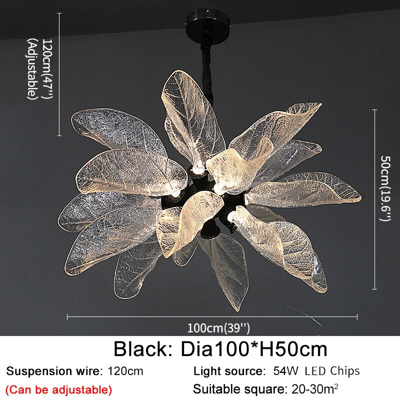 Petals Nest Crystal Chandelier: Stunning Home Lighting-ChandeliersDecor