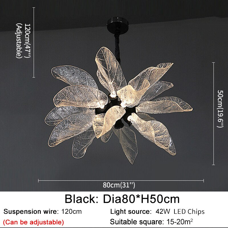 Petals Nest Crystal Chandelier: Stunning Home Lighting-ChandeliersDecor