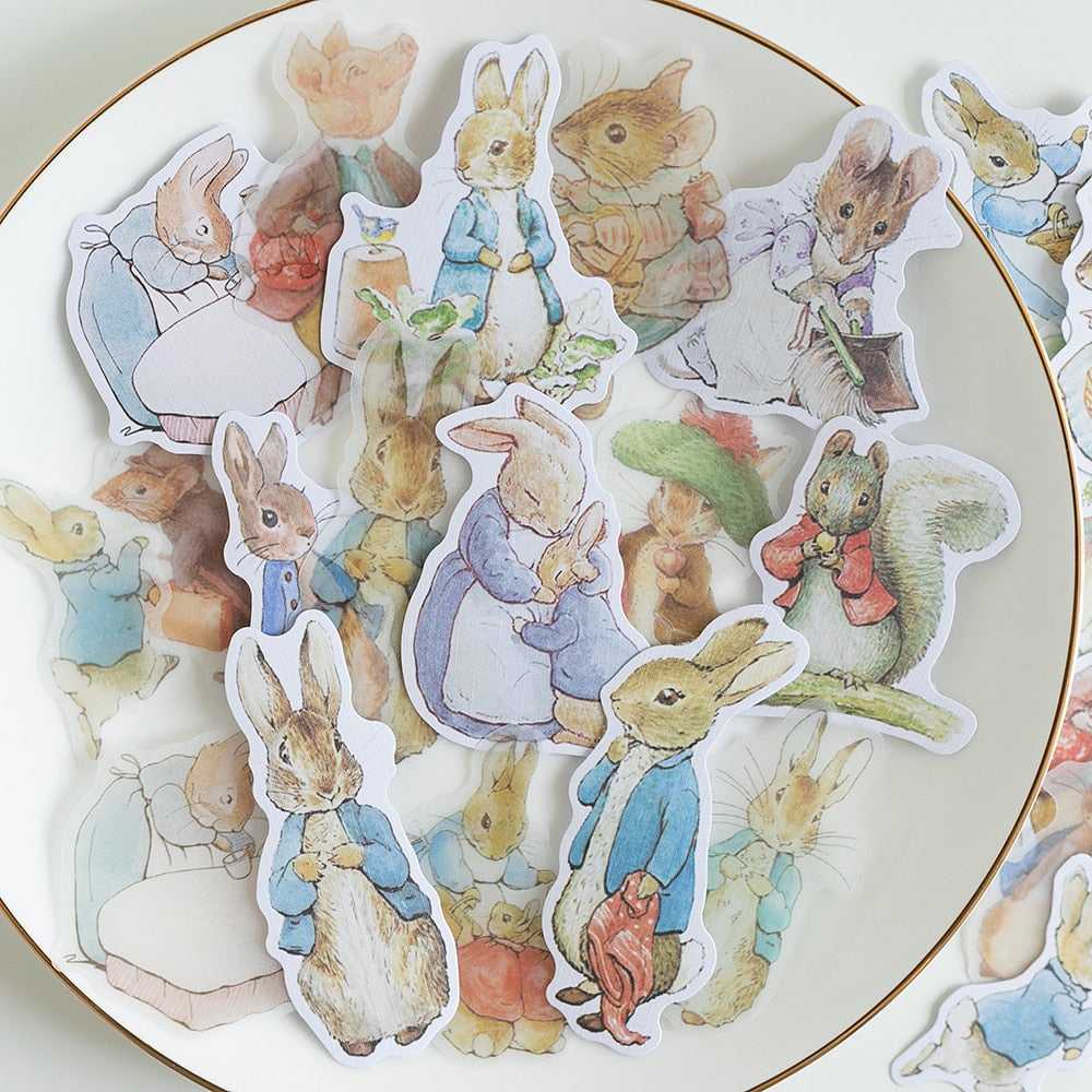 Peter Rabbit Stationery Stickers - Delightful and Charming!-ChandeliersDecor