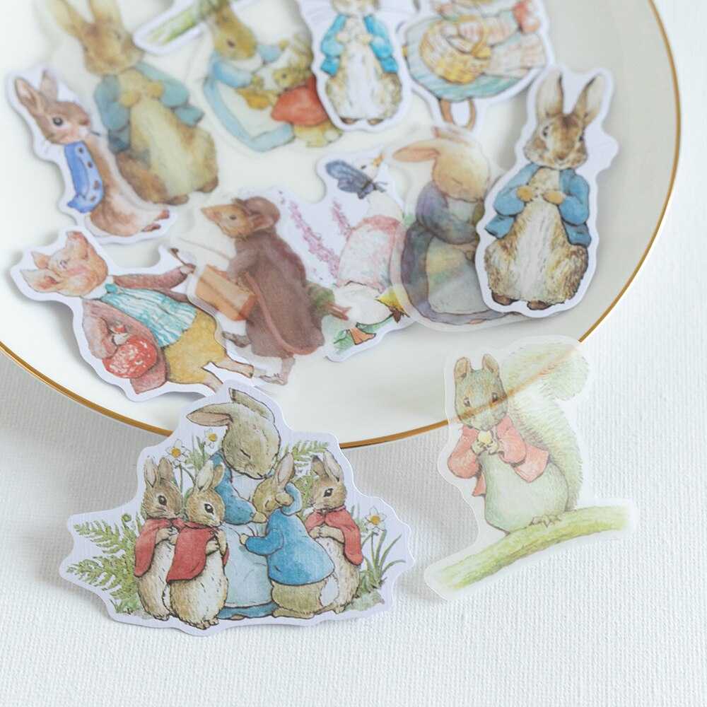 Peter Rabbit Stationery Stickers - Delightful and Charming!-ChandeliersDecor