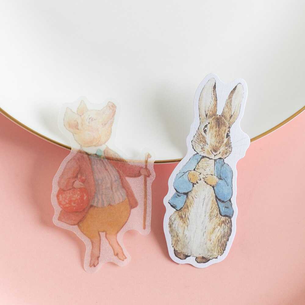 Peter Rabbit Stationery Stickers - Delightful and Charming!-ChandeliersDecor