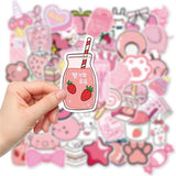 Pink Assorted Stickers: A Vibrant Collection-ChandeliersDecor