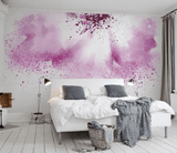 Pink Large Flower Wallpaper Murals-ChandeliersDecor.com