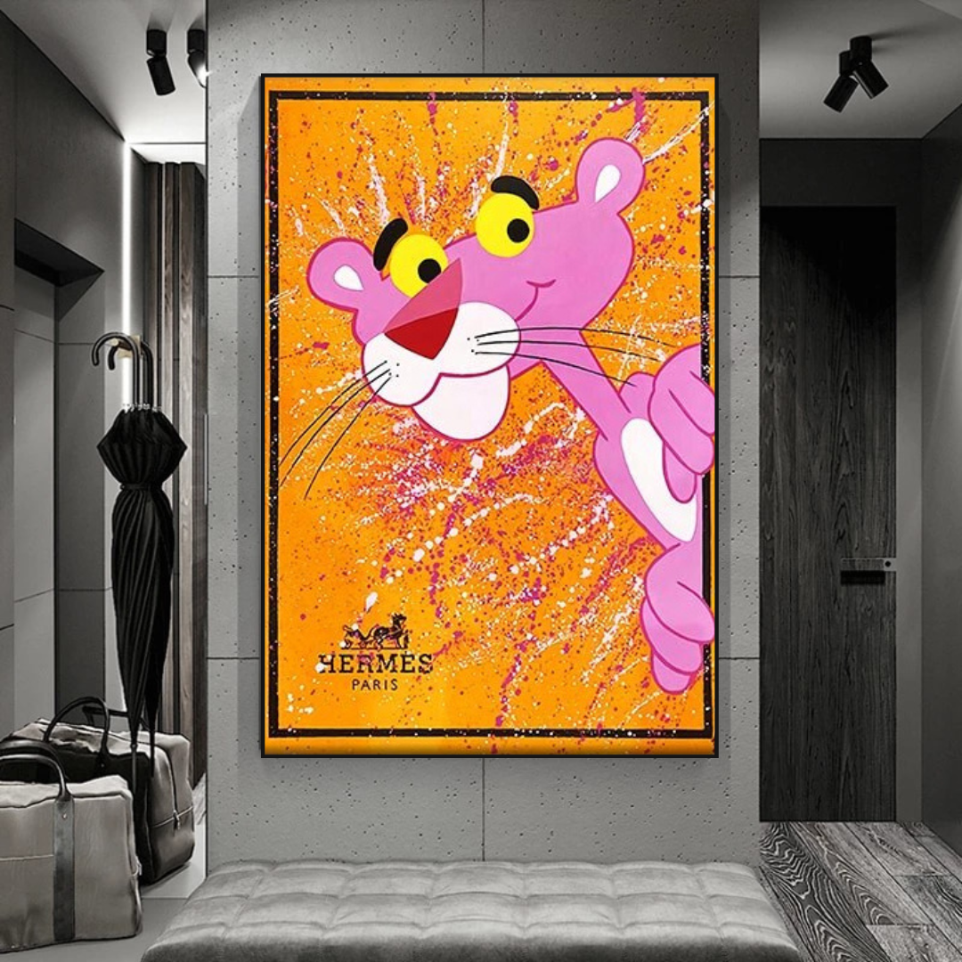 Pink Panther hermes Poster: Stunning Artwork for Sale-ChandeliersDecor