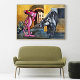 Pink Panther Poster: Unique Art for Fans-ChandeliersDecor