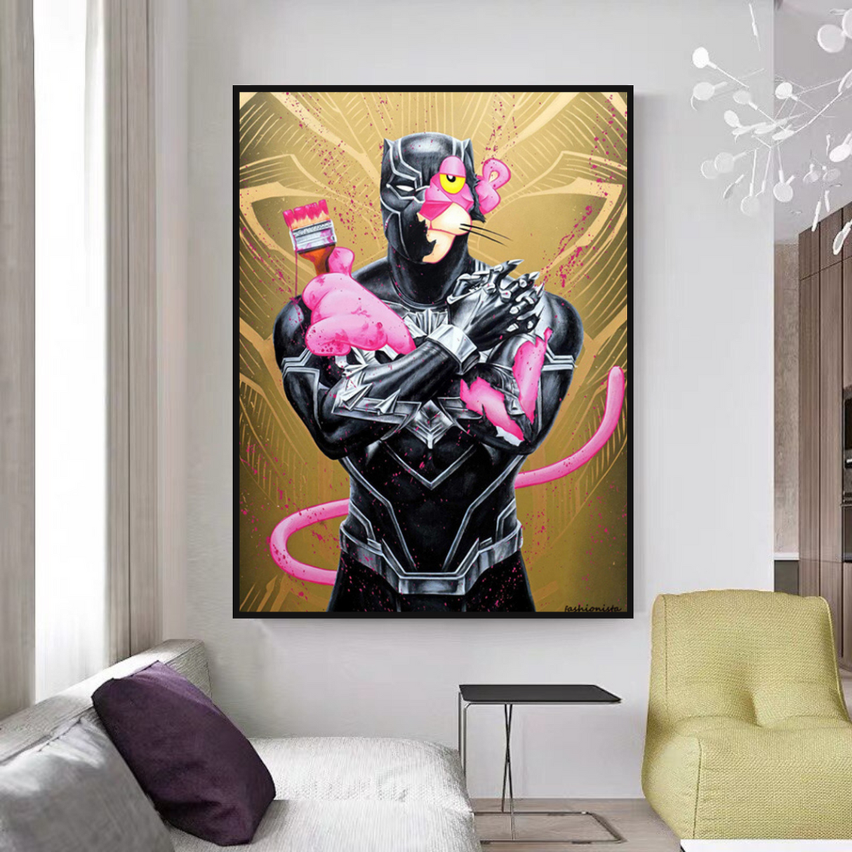 Pink Panther Wall Art ‚Äì Smoking Art Collection