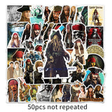 Pirates Captain Jack 50 Stickers Pack-ChandeliersDecor