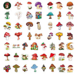 Plant Mushroom Stickers Laptop Guitar Luggage Skateboard Car Waterproof Graffiti Sticker Funny Decal-ChandeliersDecor