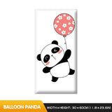 Playful Jungle Pandas Kids Wall Padded Safety Cushions-ChandeliersDecor