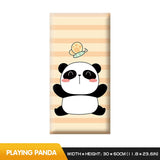 Playful Jungle Pandas Kids Wall Padded Safety Cushions-ChandeliersDecor