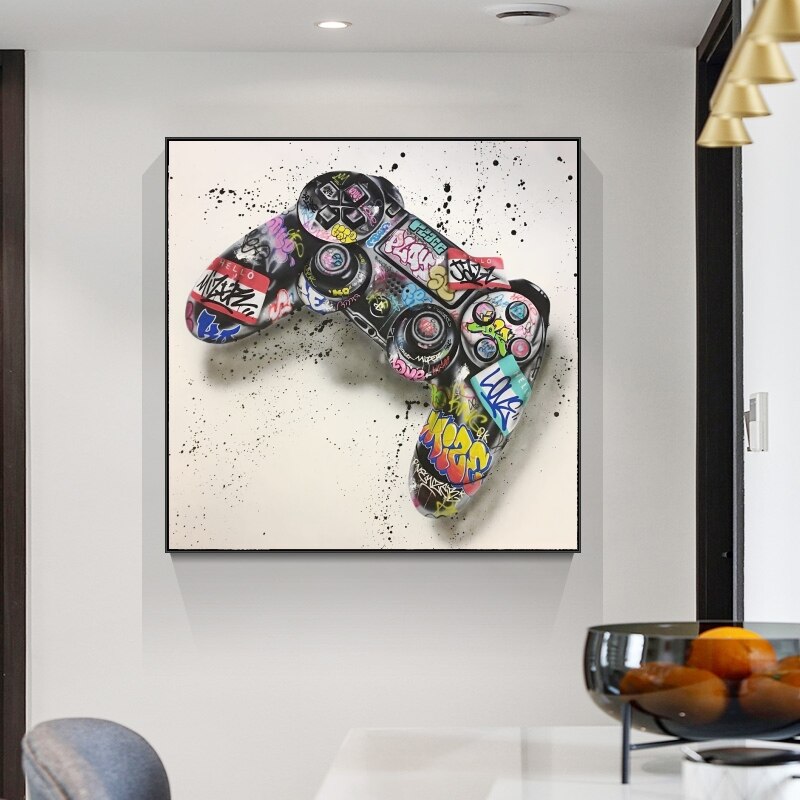 Playstation Controller Poster – Officially Licensed Artwork-ChandeliersDecor