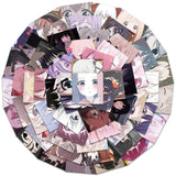 Popular Anime Female Head Picture Stickers Pack-ChandeliersDecor