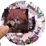 Popular Anime Female Head Picture Stickers Pack-ChandeliersDecor