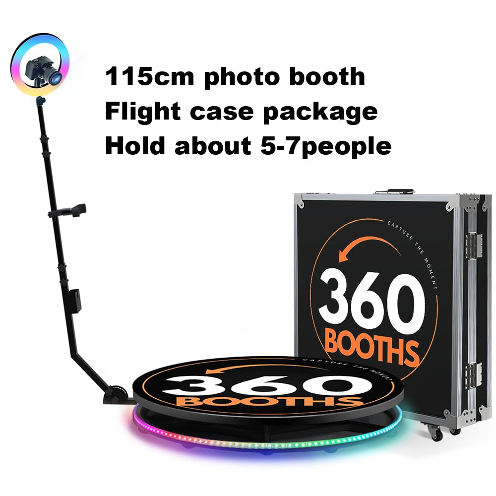 Portable 360 Photo Booth Automatic For Video Events-ChandeliersDecor