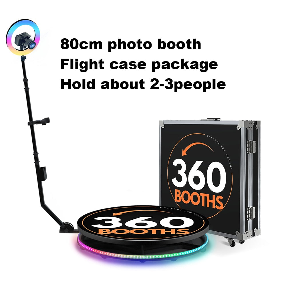 Portable 360 Photo Booth Automatic For Video Events-ChandeliersDecor