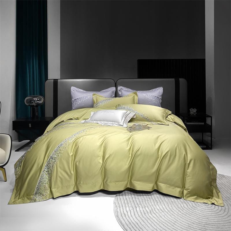 Premium 1200TC Egyptian Cotton Art Design Bedding set