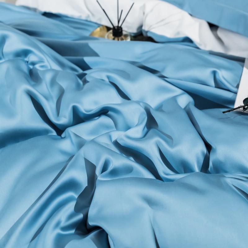 Parure de lit en soie de mûrier haut de gamme – Luxe et confort.