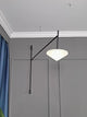 Lampada da parete a lungo palo minimalista: soluzione di illuminazione alla moda