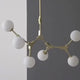 Circular Glass Ball Molecule Chandelier Lighting