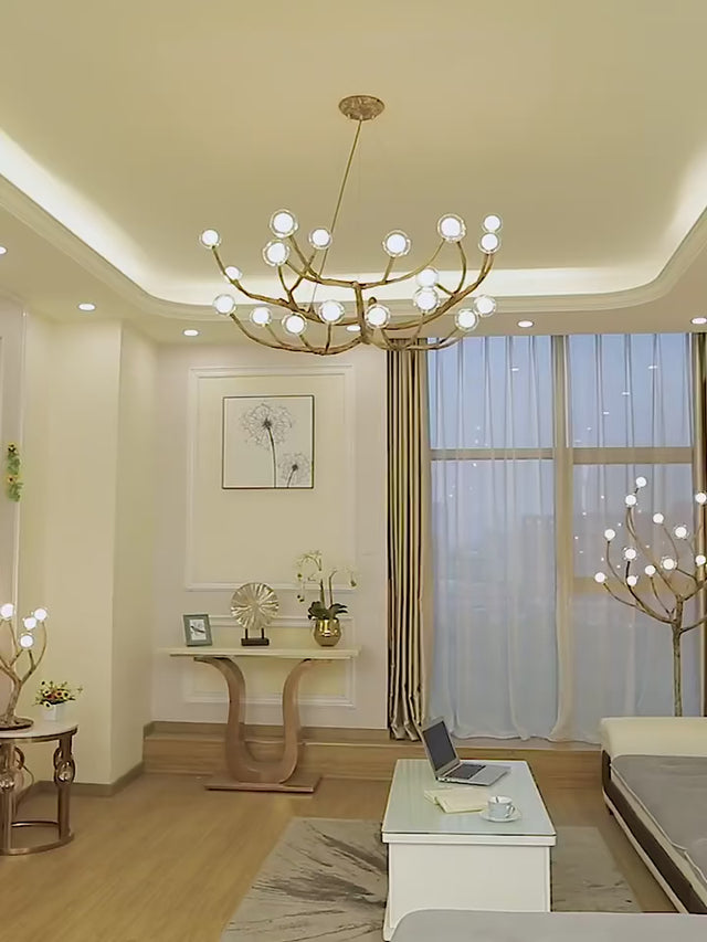 Wooden Twigs Chandelier - Elegant Lighting for any Space-ChandeliersDecor.com
