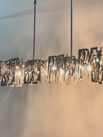 Lustre en métal rouillé : luminaire exquis