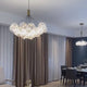 Glass Ball Chandeliers for Living Room and Dining