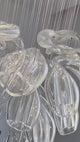 Crystal Glass Petals Chandelier: Elegant Lighting Fixtures