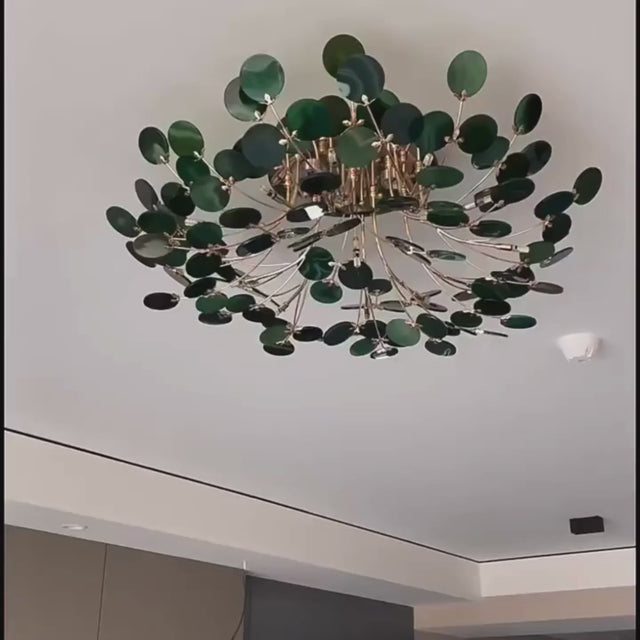 Designer Carnelian LED Ceiling Chandelier-ChandeliersDecor.com