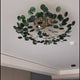 Lustre de plafond LED en cornaline design 