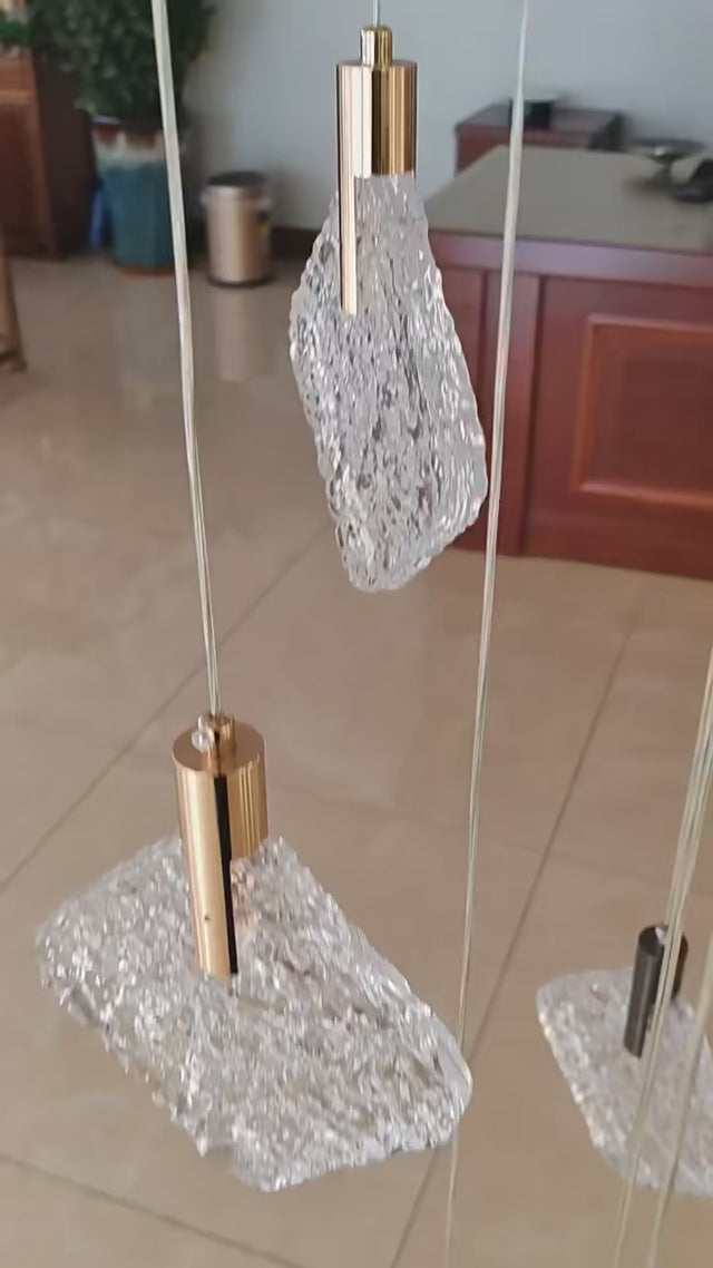 Square Crystal Pendant Chandelier - Exquisite Lightinging-ChandeliersDecor.com