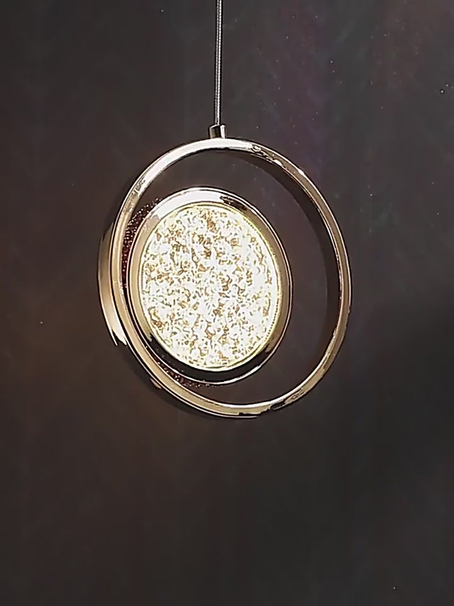 Double Rings Staircase Chandelier: Luxury Lighting Fixture-ChandeliersDecor.com