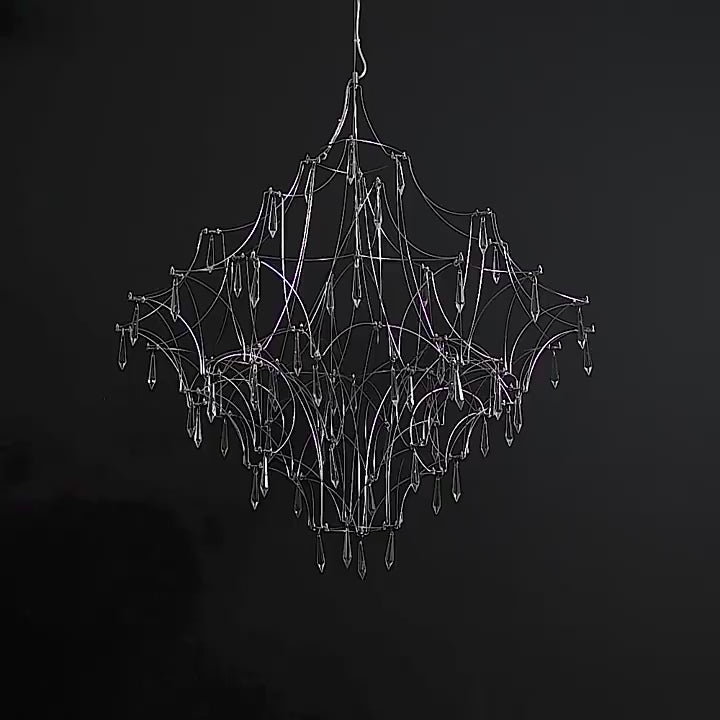 Starry Crystal Minimalistic Chandelier