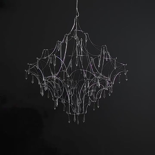 Starry Crystal Minimalistic Chandelier-ChandeliersDecor.com