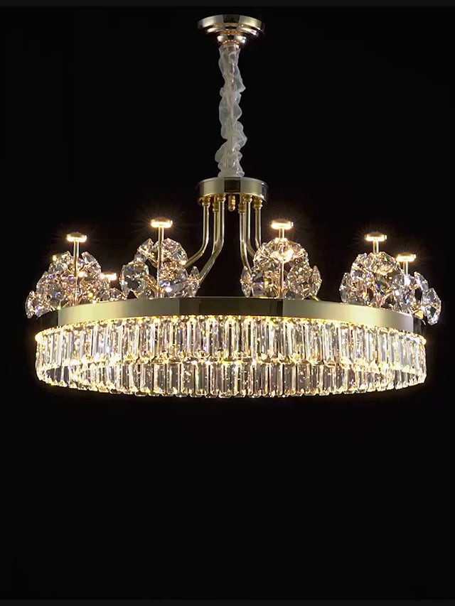 Crystal Ceiling Grand Chandelier: Elegant Lighting Fixture-ChandeliersDecor.com