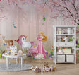 Princess Aurora Enchanted Garden Girls Wallpaper Mural-ChandeliersDecor.com