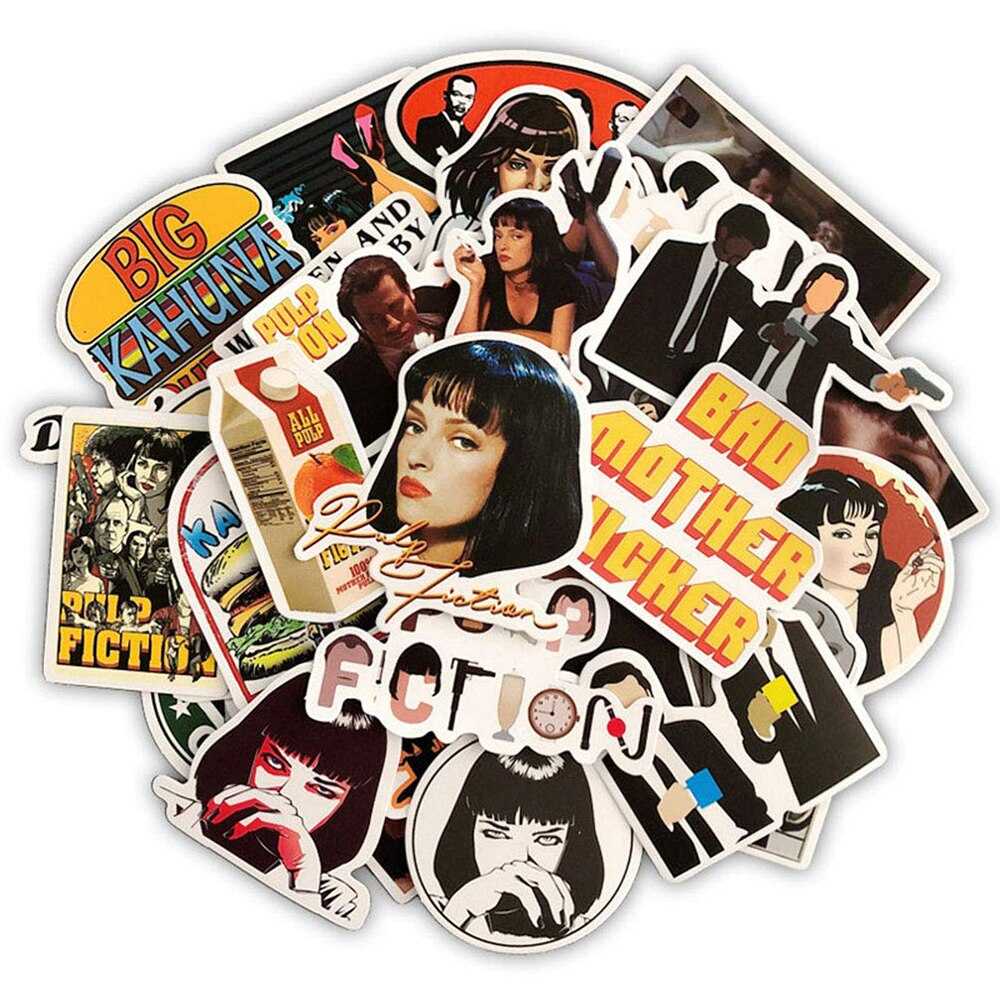 Pulp Fiction Movie Stickers Pack-ChandeliersDecor