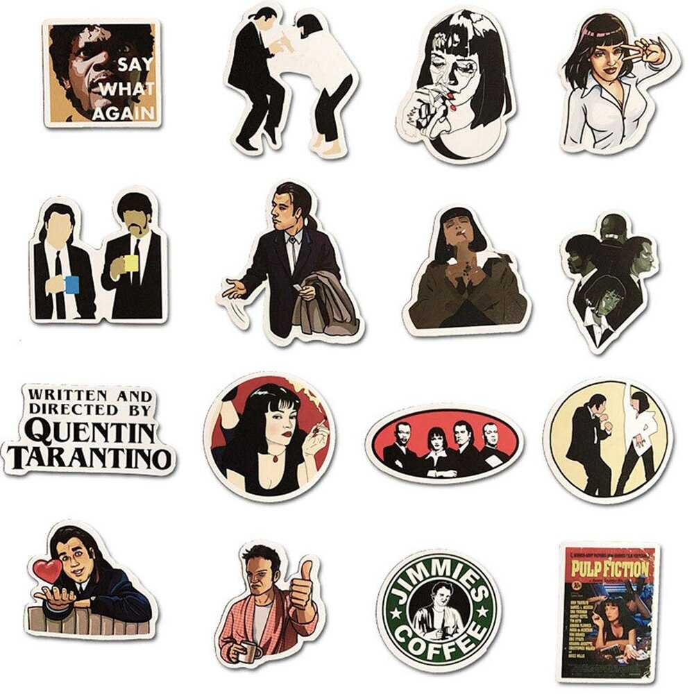 Pulp Fiction Movie Stickers Pack-ChandeliersDecor