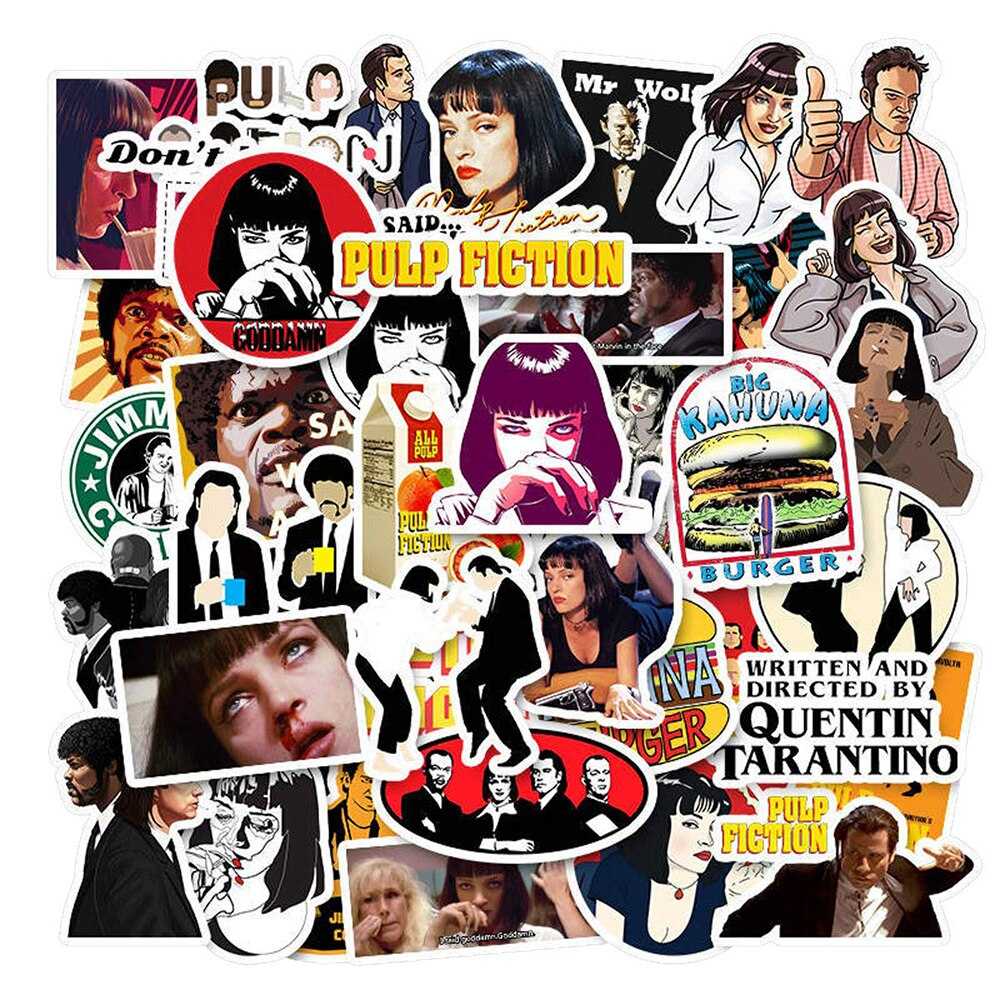 Pulp Fiction Movie Stickers Pack-ChandeliersDecor