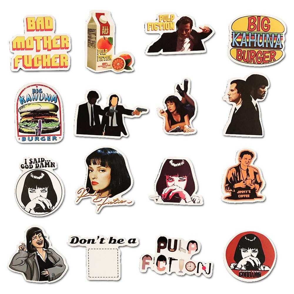 Pulp Fiction Movie Stickers Pack-ChandeliersDecor