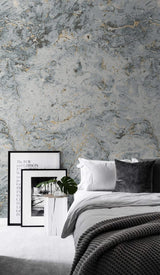 Pure Natural Stone Effect Wallpaper Mural-ChandeliersDecor.com