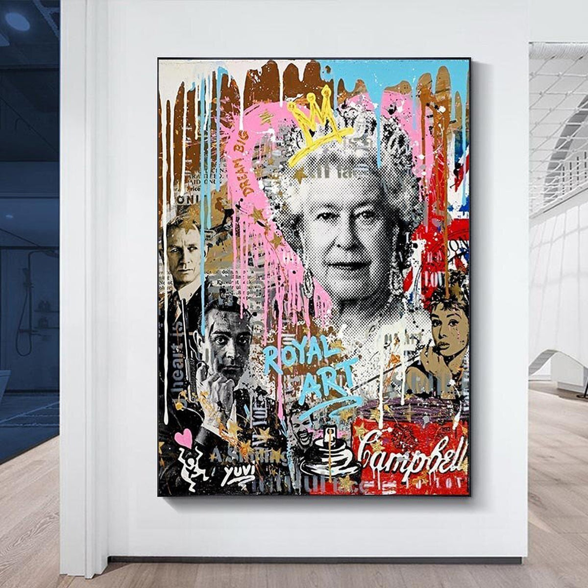 Queen Elizabeth Poster: Regal Art featuring the Iconic Queen