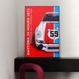 Racing Cars Carrera RSR Le Mans 24 Hours Canvas Wall Art