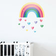 Rainbow Love Heart Wall Stickers for Baby Room