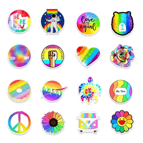 Rainbow Small Fresh Stickers Pack-ChandeliersDecor